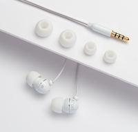 Azuri oreillette stereo mains-libres - blanc - 3.5 mm - universel