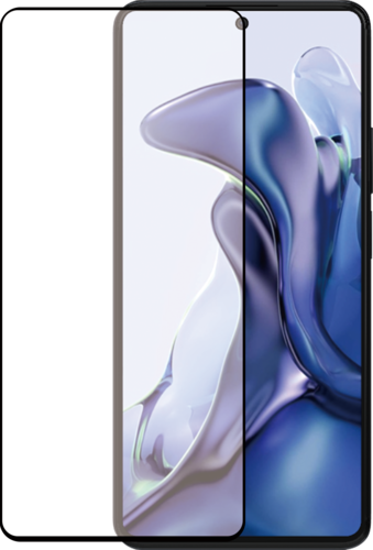 Azuri tempered glass - zwart frame - voor Xiaomi 11T/11T Pro