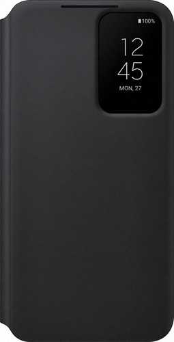 Samsung ClearView Cover - Zwart - Voor Samsung Galaxy S22