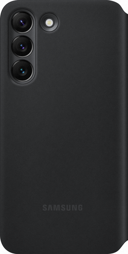 Samsung ClearView Cover - Zwart - Voor Samsung Galaxy S22