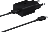 Samsung Snellader USB-C 15W - Zwart - Met USB-C Naar USB-C Datakabel