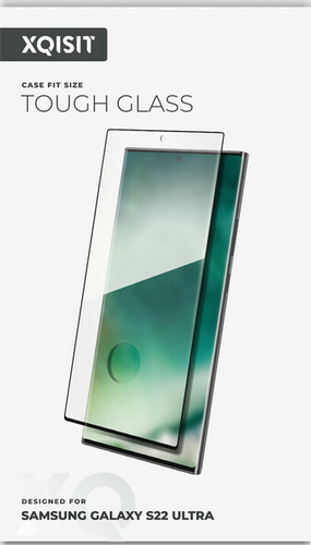 XQISIT Tough Glass E2E - transparent - for Samsung Galaxy S22 Ultra