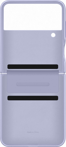 Samsung Flap Leather Cover - SErenity Purple - For Samsung Galaxy Z Flip 4 (5G)