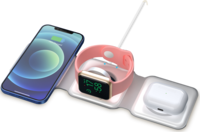 Muvit Tiger MagSafe 3 in 1 Wireless Charger - White