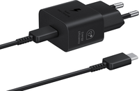 Samsung universele 25W USB-C power thuislader (met USB-C kabel) - zwart