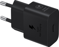 Samsung universele 25W USB-C power thuislader (met USB-C kabel) - zwart