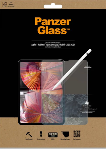 PanzerGlass Screen Protector Glass - Clear - voor Apple iPad Pro 11?/Air