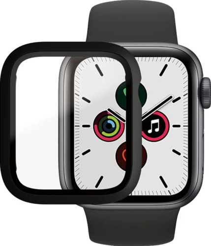 PanzerGlass Screen Protector - Black - voor Apple Watch Series 4/5/6/SE 40mm