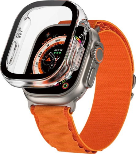 PanzerGlass Screen Pro Ultra-Wide Fit - Clear - voor Apple Watch Ultra 49mm
