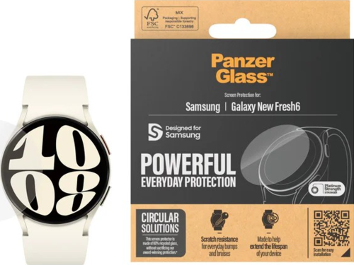 PanzerGlass Screen Protector - Clear - voor  Samsung Galaxy Watch 7 (44mm)
