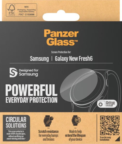 PanzerGlass Screen Protector - Clear - voor  Samsung Galaxy Watch 7 (44mm)