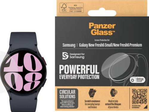 PanzerGlass Screen Protector - Clear - voor  Samsung Galaxy Watch 7 (40mm)