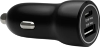 Dbramante re-charge - Autolader - USB-C 30W+USB-A 18W - zwart
