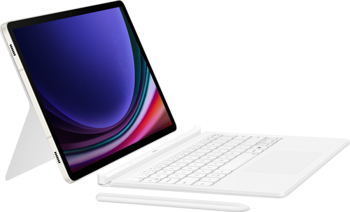 Samsung book cover keyboard (AZERTY) - Wit - Voor Samsung Tab S9/S9 FE/S10 FE Samsung book cover keyboard (AZERTY) - Wit - Voor Samsung Tab S9/S9 FE/S10 FE