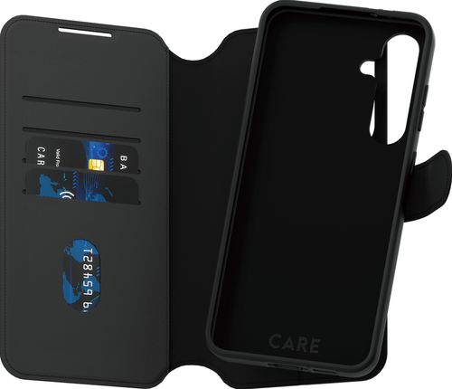 CARE. by Panzerglass Feature Two-in-One Wallet Case - Zwart- voor Samsung A55 5G