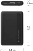 Dbramante Powerbank 5000 mAh - Zwart