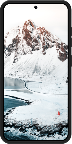 Dbramante recycled silicone case Costa Rica - zwart - voor Samsung Galaxy S25