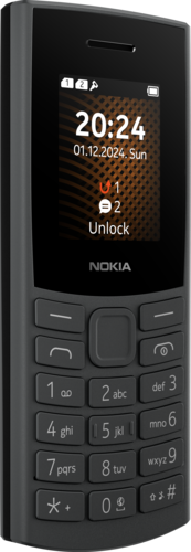NOKIA 105 4G Charcoal - 2024  - USB- C
