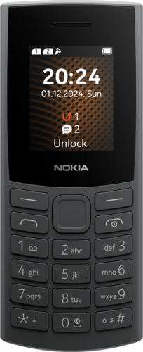 NOKIA 105 4G Charcoal - 2024  - USB- C