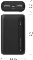 Dbramante Powerbank 10.000 mAh - Black