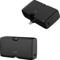 Sinox Plug-in Powerbank 12W USB-C & Lightning - Zwart