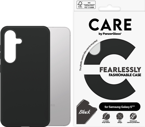 CARE. by PZG Fashionable Case - Zwart - voor Samsung Galaxy S25