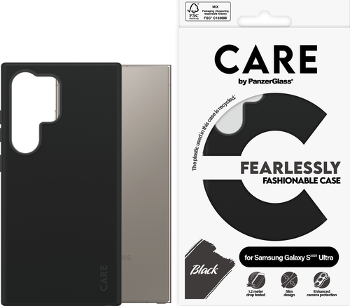 CARE. by PZG Fashionable Case - Zwart - voor Samsung Galaxy S25 Ultra