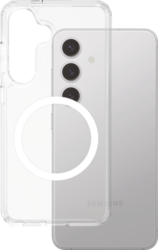 CARE. by PZG Flagship Case Urban Combat w. Blanc QI - Clear -  Samsung S25