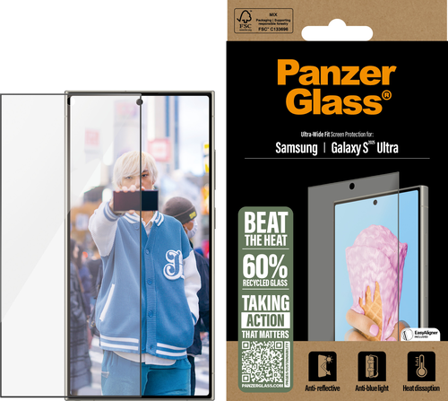 PanzerGlass All-in-One Screen Protector - Clear - voor Samsung Galaxy S25 Ultra