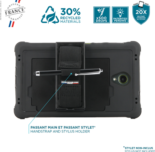 Mobilis PROTECH Case + 360° handstrap + kickstand - for Galaxy Tab Active5 8"