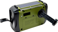 SINOX Emergency Survival Radio/Lamp/Powerbank - USB-C - Groen/Zwart