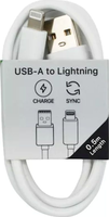 Musthavz to Go USB-A to Lightning (non-MFI) Cable 0.5m - White