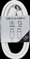Musthavz to Go USB-C to USB-C Cable 0.5m - White