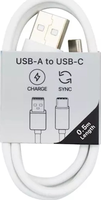 Musthavz to Go USB-A to USB-C Cable 0.5m - White
