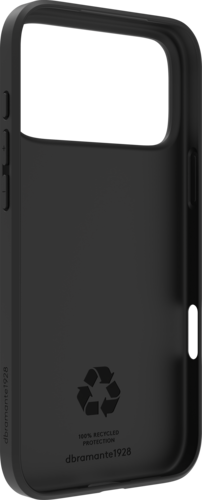 DBramante recycled cover Greenland - Noir - pour iPhone 17 Pro Max/ 18 Pro Max