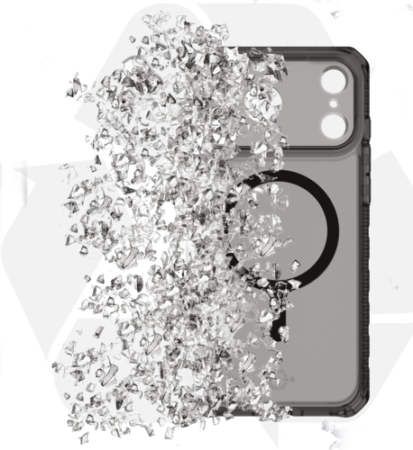 ITSkins Hybrid R Frost Magsafe - noir - pour iPhone 17 Pro Max/18 Pro Max