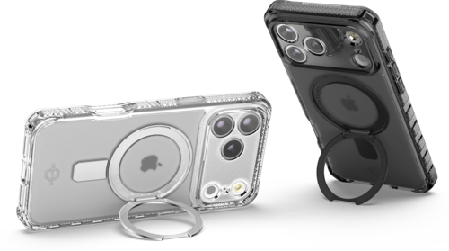 ITSkins Hybrid R Vapor Stand Magsafe - transparant - pour iPhone 17 Pro Max/18 Pro Max