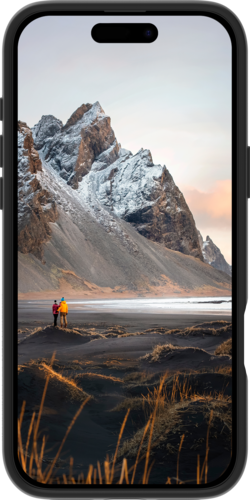 DBramante cover Iceland D3O MS Kickstand - Noir - iPhone 17 Pro Max/ 18 Pro Max