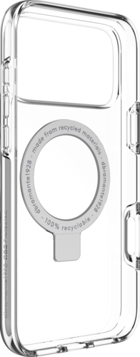 DBramante recycled cover Iceland D3O MS Kickstand - Clear - iPhone 17 Pro Max