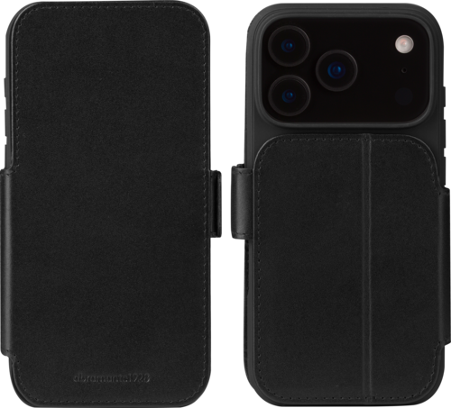 DBramante slim wallet bookcover Copenhagen - black - Apple iPhone 17 Pro/18 Pro