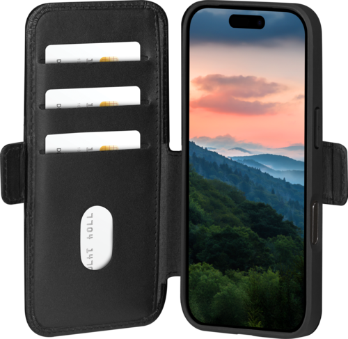 DBramante slim wallet bookcover Copenhagen - black - Apple iPhone 17 Pro/18 Pro