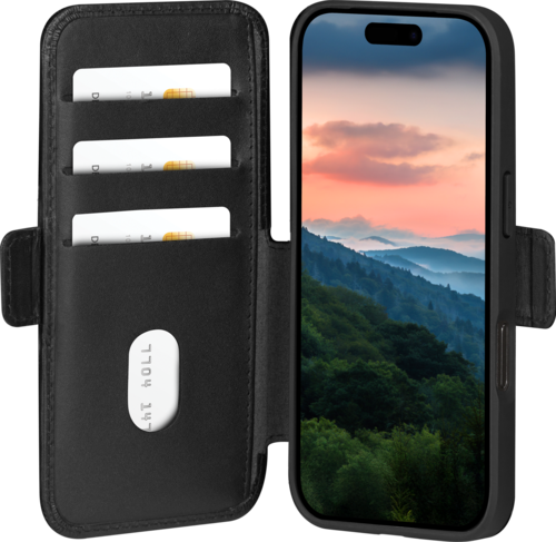 DBramante slim wallet bookcover Copenhagen - black - iPhone 17Pro Max/18 Pro Max