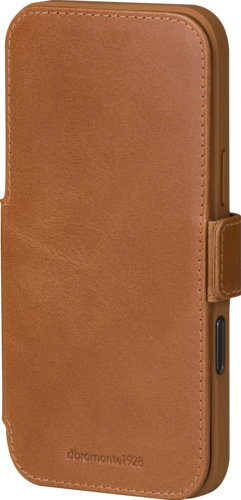 DBramante slim wallet bookcover Copenhagen - Tan - iPhone 17 Pro Max/18 Pro Max