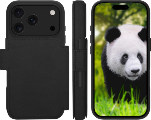 DBramante magnetic wallet case Lynge MagSafe - black - iPhone 17 Pro/18 Pro