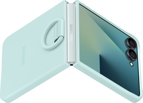 Samsung Ring Case (Silicone) - Mint - voor Samsung Galaxy Z Flip7 5G