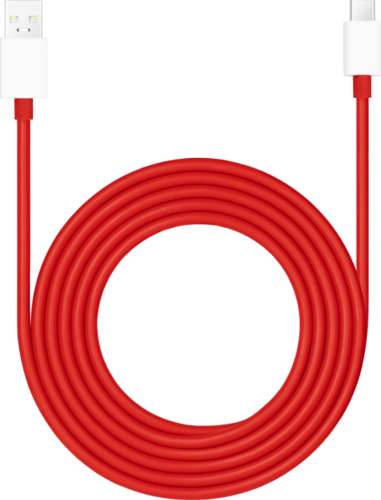 OnePlus superVOOC kabel USB-A naar USB-C 10A (1,5m) - Rood