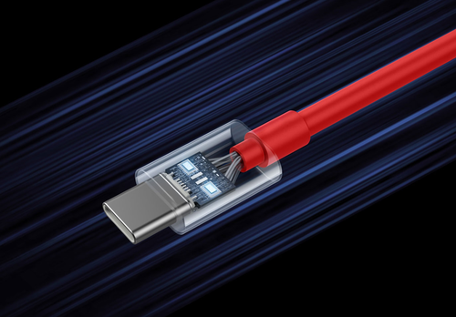 OnePlus superVOOC kabel USB-A naar USB-C 10A (1,5m) - Rood