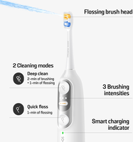 Soocas NEOS II 2-in-1 Toothbrush with Water Flosser -2 brushes- White