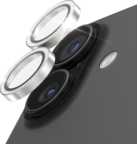 PanzerGlass Hoops Lens Protector - Glitter Silver - iPhone 17/16/16 Plus