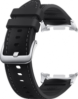 Samsung Hybrid Leather Band (S/M/L) - Zwart - voor Samsung Galaxy Watch 8 series